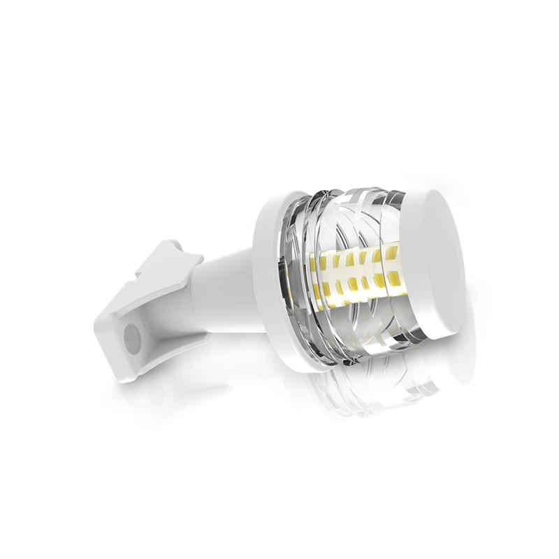 Marine Navigation Light Stern light Anchor Lamp LED All-Round White Fixed Mount Base for Boats Accessories Straight Light Head