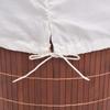 VidaXL Round Laundry Basket Bamboo Brown