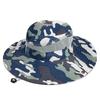 Zhenyueqi Outdoor Camouflage Wide Brim Sun Hat
