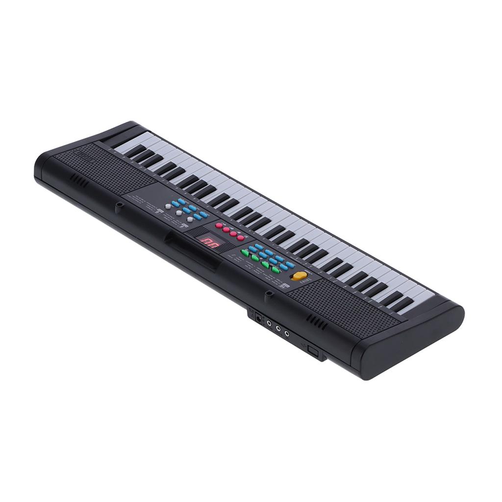 Dětský keyboard piano nástroj 61 kláves Elektrický digitální multifunkční dětský nástroj s mikrofonem MQ6186
