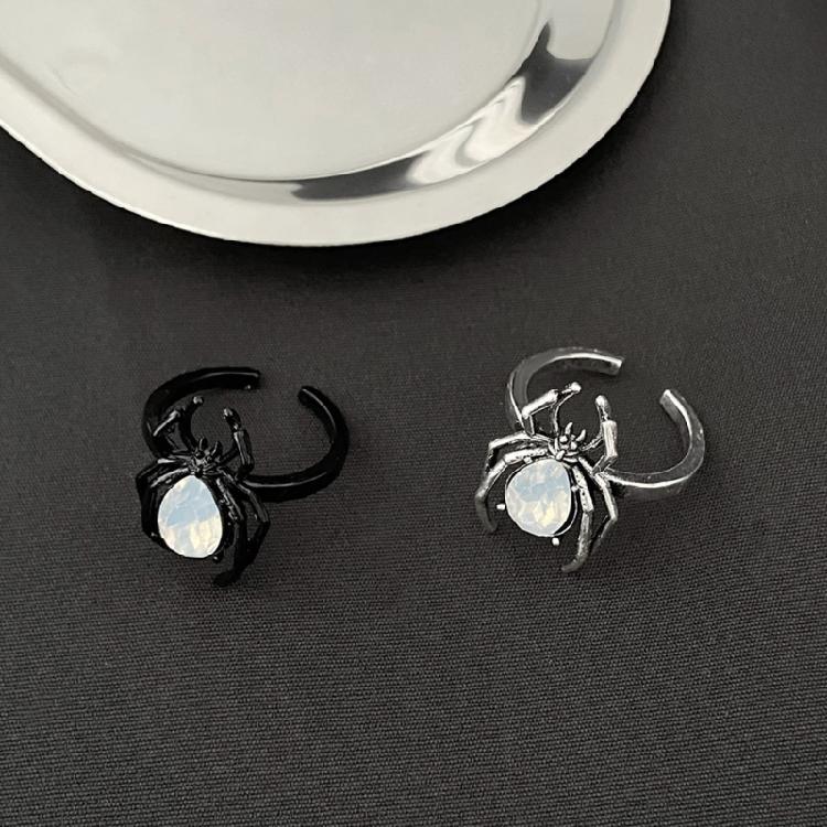 Spider Shape Opening Adjustable Rings Alloy Material Finger Rings Gift for Women