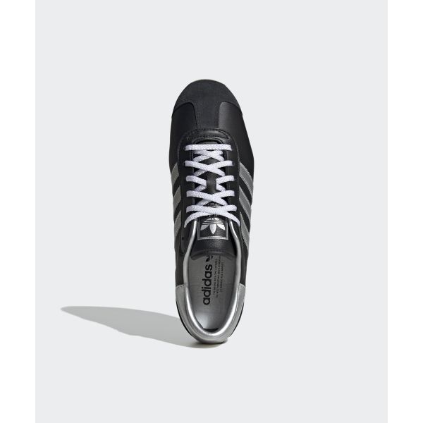 Adidas Originals Country 2 Comfortable Non-Slip Durable Low-Top Running Shoes Unisex Sneakers Black Silver JH5601