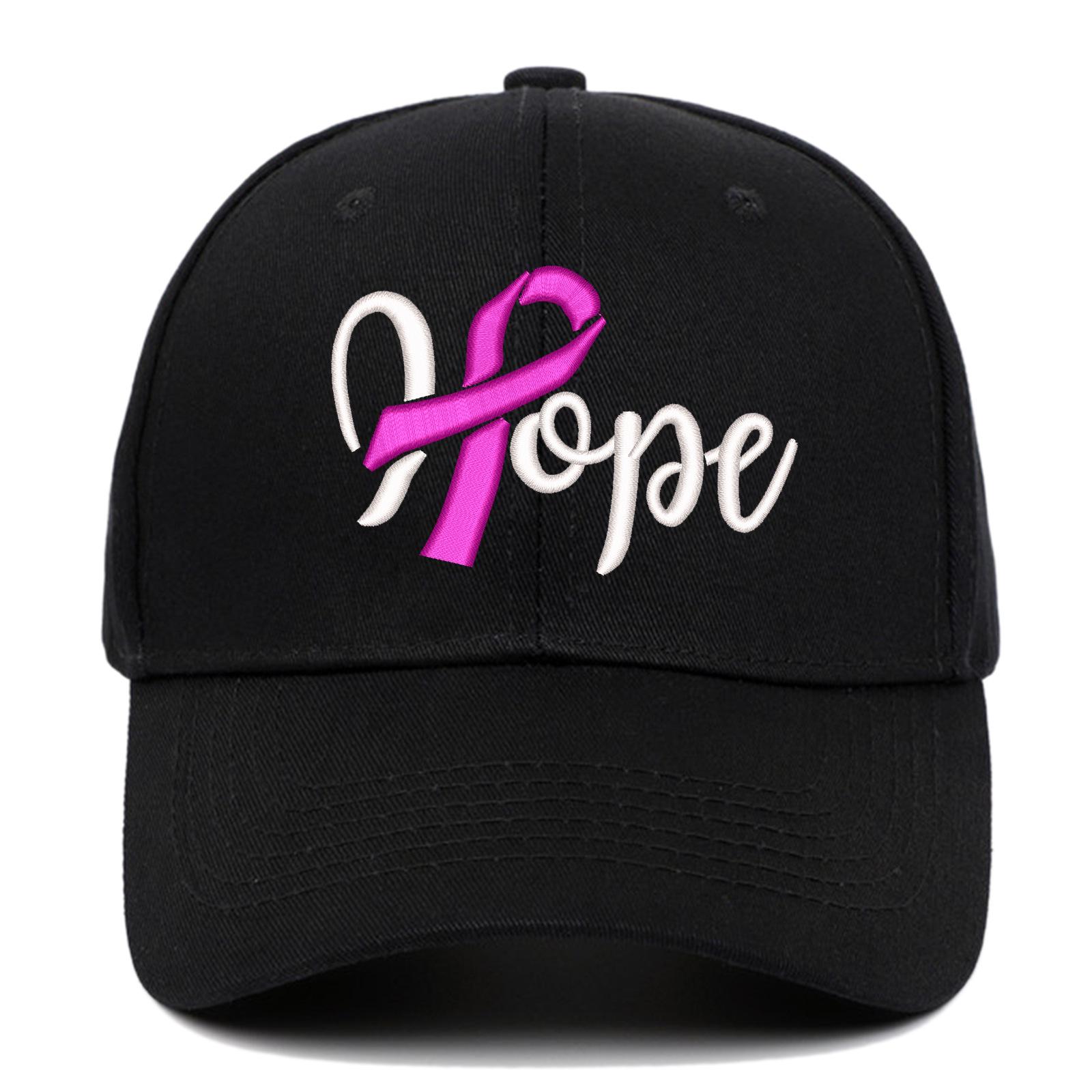 Crosshope Embroidered Letter Duckbill Baseball Cap - Casual & Versatile Curved Brim Hat Adjustable чёрный