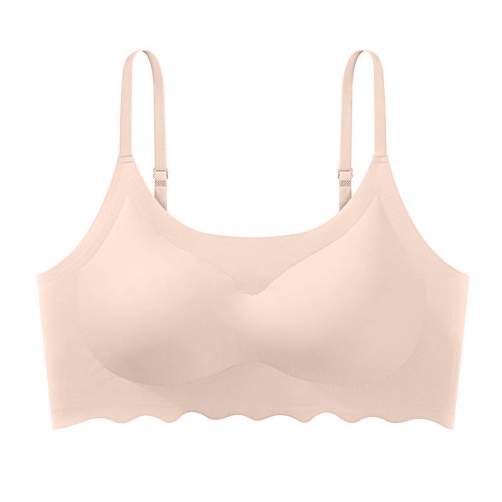 Daily Bra Seamless Adjustable Strap Women's Yoga Bra with Maximum Comfort Shockproof Push-up Support for Daily Wear Wide Strap