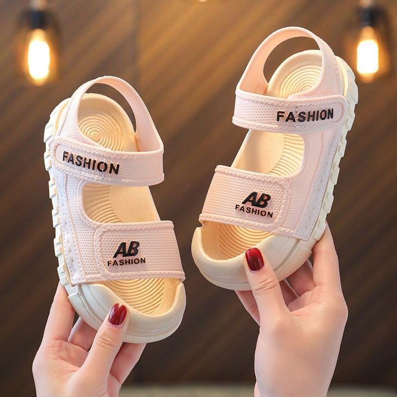 Chinelos de Dedo Infantis para Meninos e Meninas Verão Sola Macia, Antiderrapante e À Prova d'Água Sapatos de Praia para Bebê