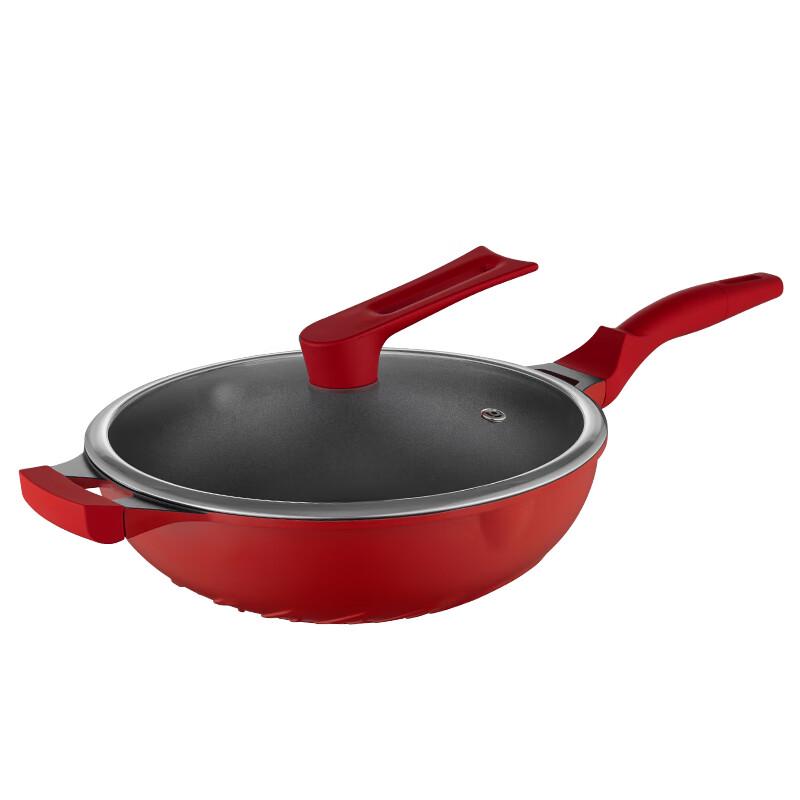 Debo 32cm Universal Wok with Standable Lid