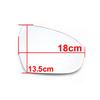 For Hyundai Tucson 2015 2016 2017 2018   Door Wing Rear View Mirrors Lenses Outer Rearview Side Mirror White Glass Lens