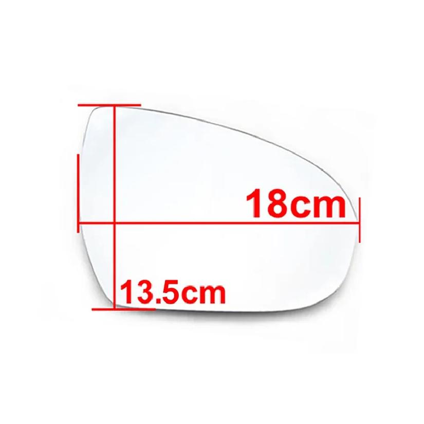 For Hyundai Tucson 2015 2016 2017 2018   Door Wing Rear View Mirrors Lenses Outer Rearview Side Mirror White Glass Lens
