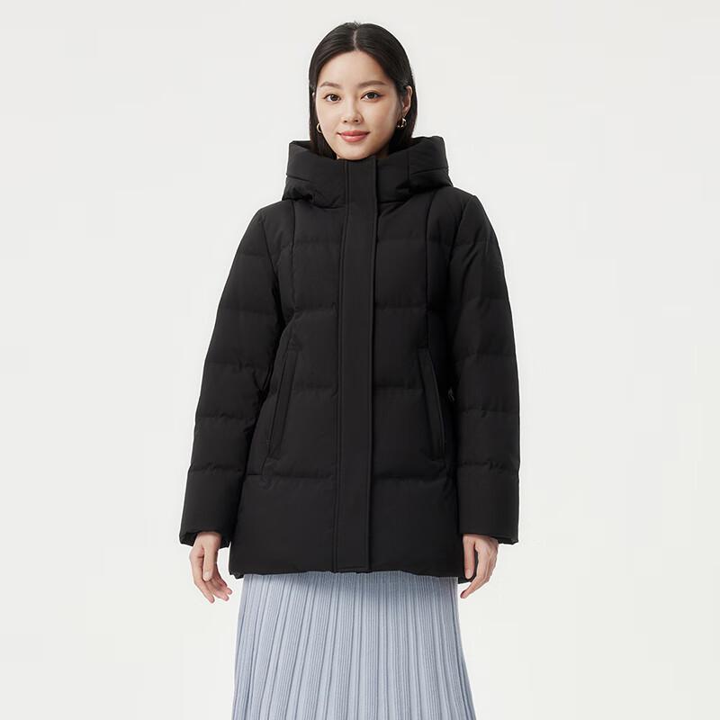 Tanboer Damen Mittellange Verdickte Daunenjacke 510508Z