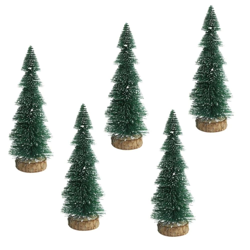 Small Christmas Silk Cedar Green Artificial Xmas Pine Tree  Party Favors