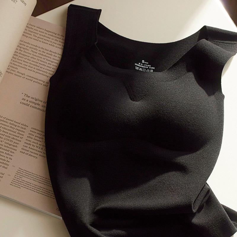 Women Seamless Chest Pads Women Vest Daily Wear Female Sports Tops