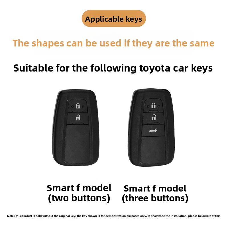 Applicable for Toyota Land Cruiser Keycase GXR Land Cruiser 4000 High-End LC300 Remote Control Bag Cover Buckle for Men