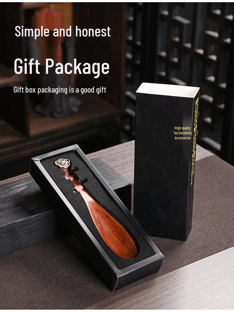 Ebony Wood Tea Scoop for Gongfu Tea Ceremony