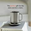 Ember Temperature Control Smart Mugs, 2 10oz Silver, 1.5 Hour Battery Life, App-Controlled Heated Coffee Mugs - Improved Design