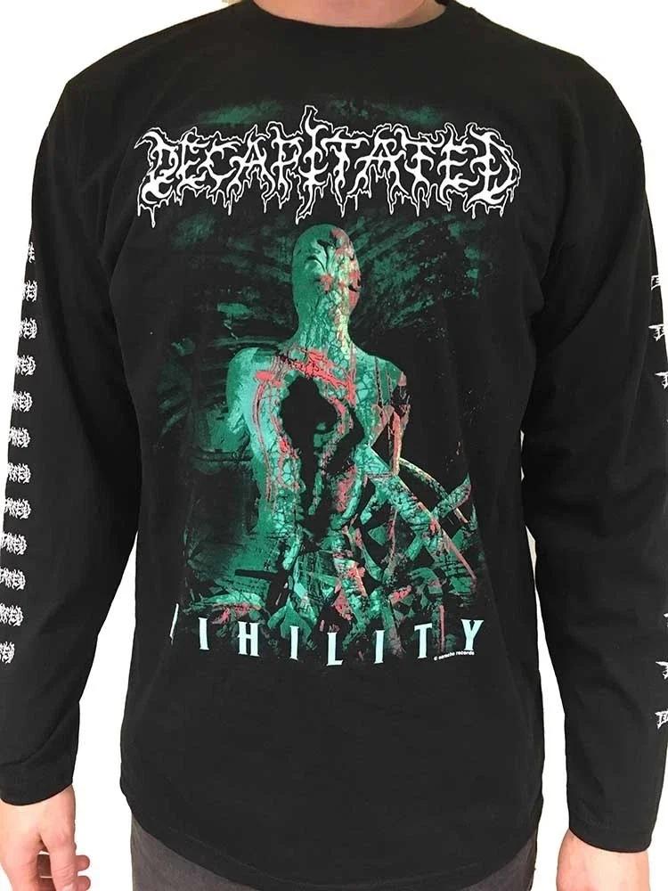3D Printed Men's and Women's T-Shirts New Legend Band Sick Angel "Crazy Altar" Album Cover Retro Street Long Sleeve Top Harajuku