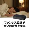 Buffalo Giga Compatible Metal Housing Power Supply 5 Ports Black Switching Hub Magnet Supports Wall Mounting Built-in LSW6-GT-5NS/BK