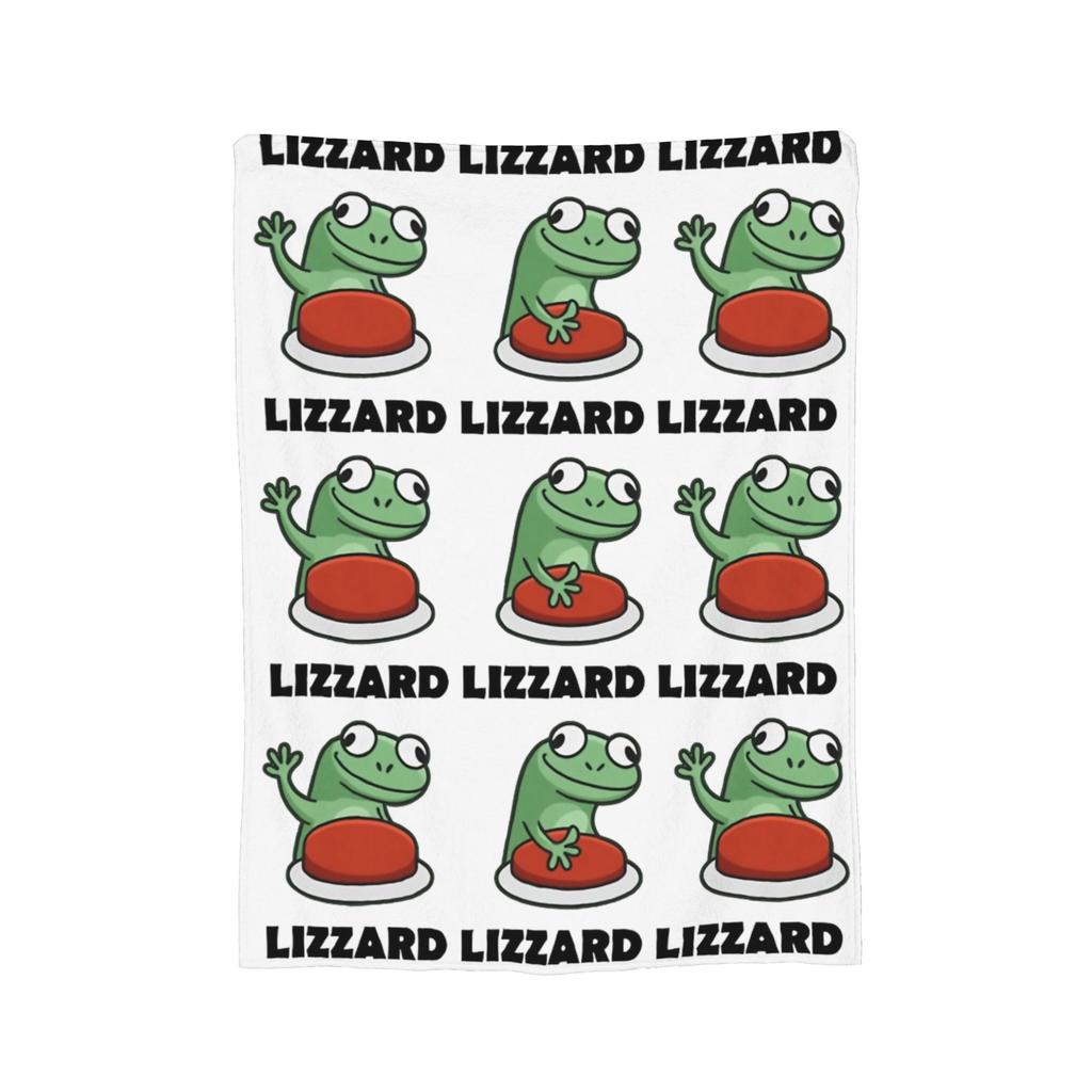Funny Tom Lizard Lizard Lizard Meme Film Fleece blanket Hoppers Creative Throw blankets for Bed Sofa Couch Plush Thin Quilt,