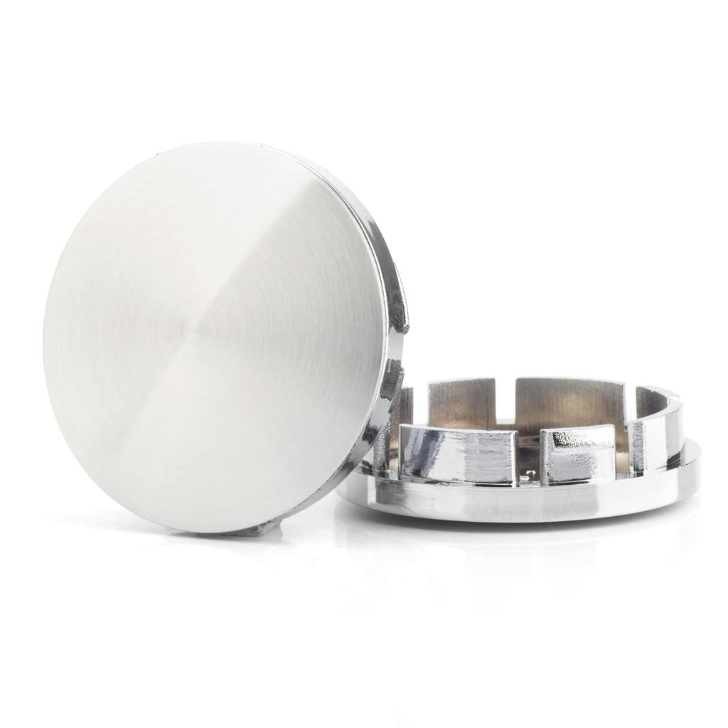Rhinotuning Center Cap 56mm 51mm Wheel Center Cap Silver 4pcs Set