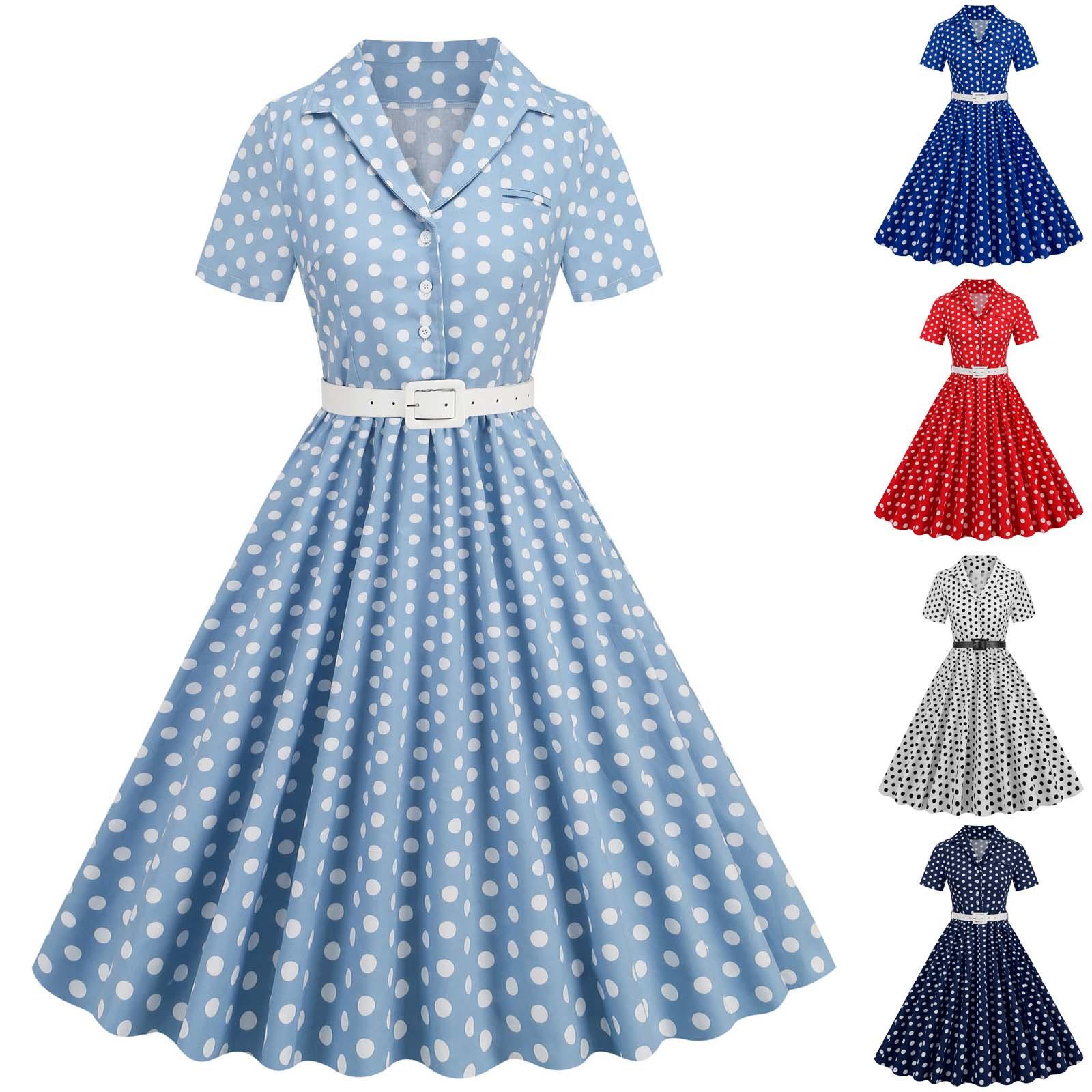 

Женское удобное летнее вечернее платье с коротким рукавом и v-образным вырезом в винтажном стиле с обычным волнистым принтом