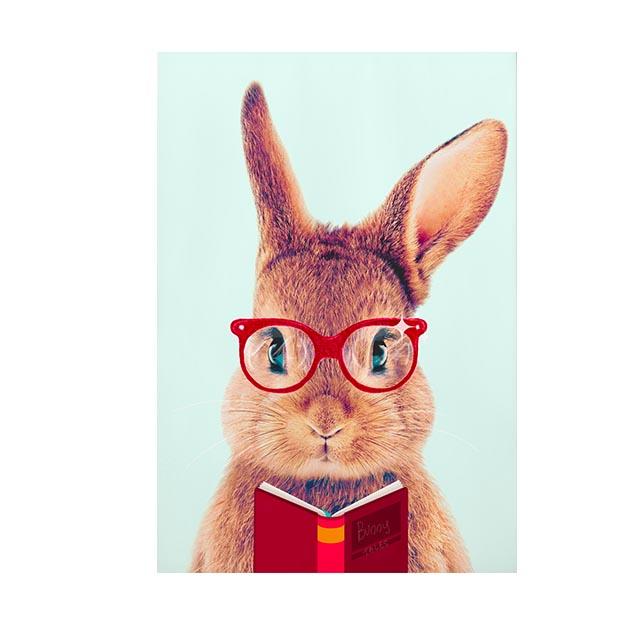 Modern Kids Room Decor Painting Childrens Wall Art Canvas Poster Bunny Prints Pictures Rabbit Lover Gift Nursery Decoration