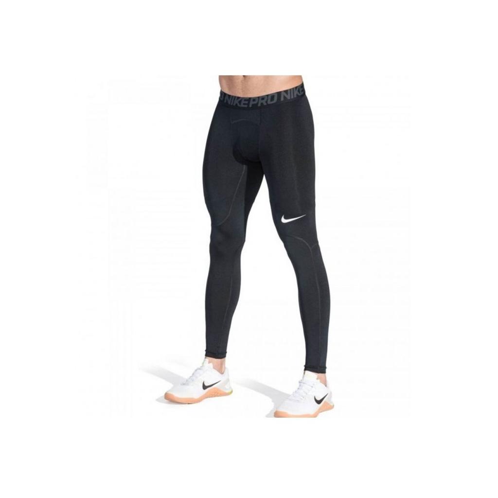 Nike Printed Logo Elastic Tight Fitness Pants Men Pants Black 838067-010