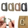 Outdoor GRIMLOC Molle Carabiner D Locking Ring Plastic Clip Snap Type Ring Buckle Carabiner Keychain ITW Fastener Bag Buckle
