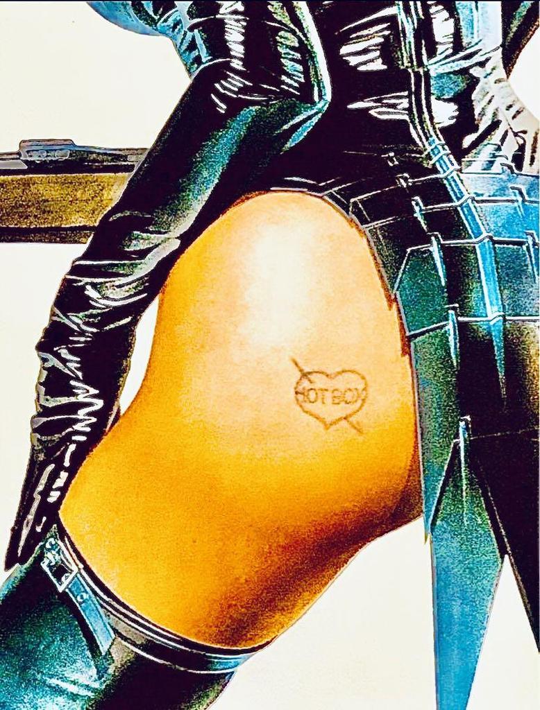 [USED] Hajime Sorayama * Sniper * Lady Command * Artbook clipping