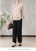 Summer Elegant Age-Defying T-Shirt & Top Two-Piece Set for Middle-Aged Women