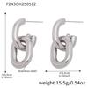 Qiong Yao High-Quality Stainless Steel U-Shaped Geometric Earrings