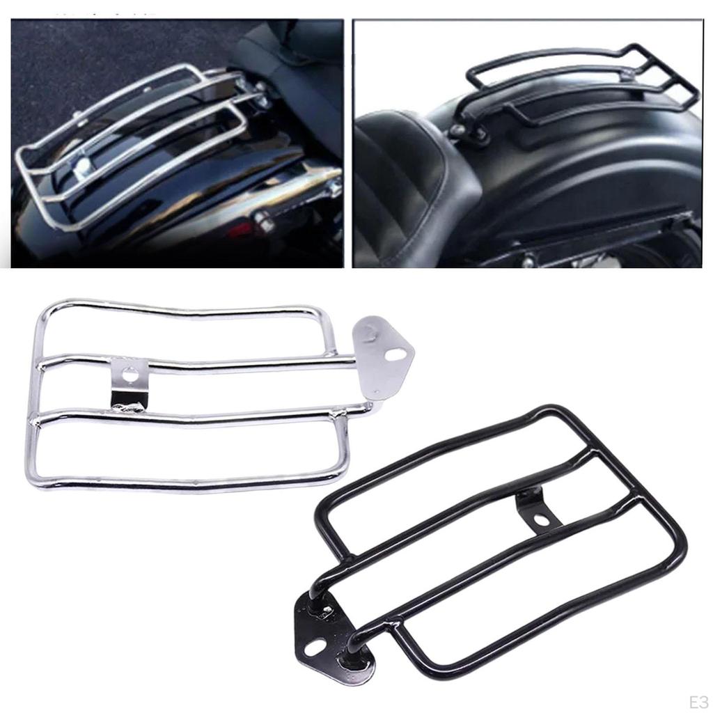 Baggage Carrier Motorcycle Luggage Rack Easily Install Attachment High Performance Detachable