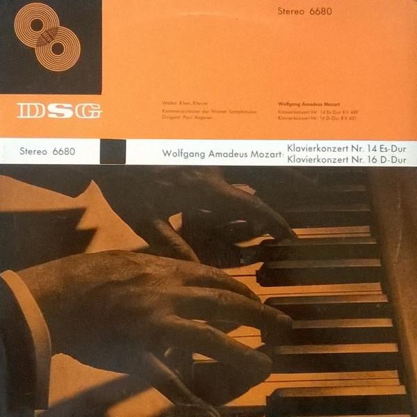 

LP Record WALTER KLIEN Piano Concertos K. 449 K. 451 6680 DSG Germany Classical Used
