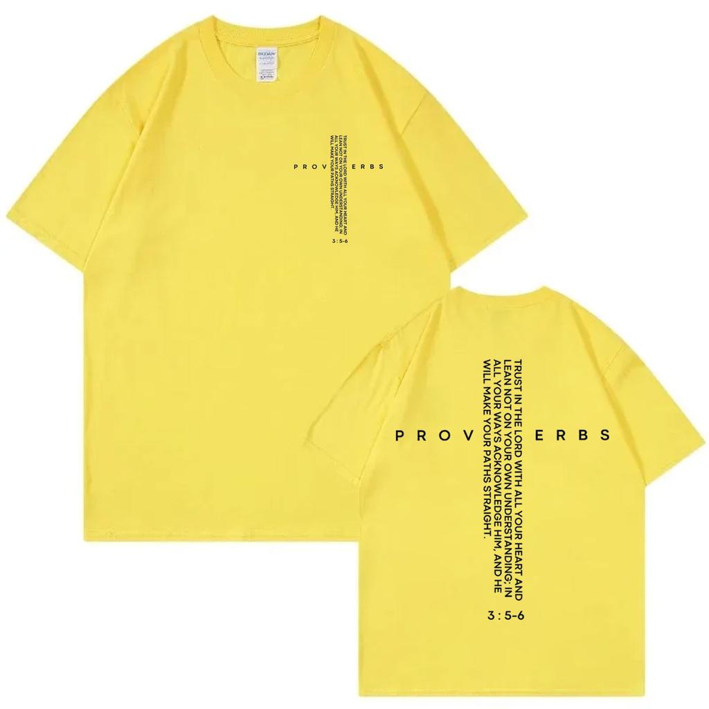 Jesus Christian Bible Verse Tshirt High Quality Cotton Short Sleeve T Shirts Men Women Summer Fashion Casual Oversized Tshirts