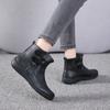 Wish2025 British Style Tooling Martin Boots Women's Large Size High-top Short Boots Women's Boots Spot