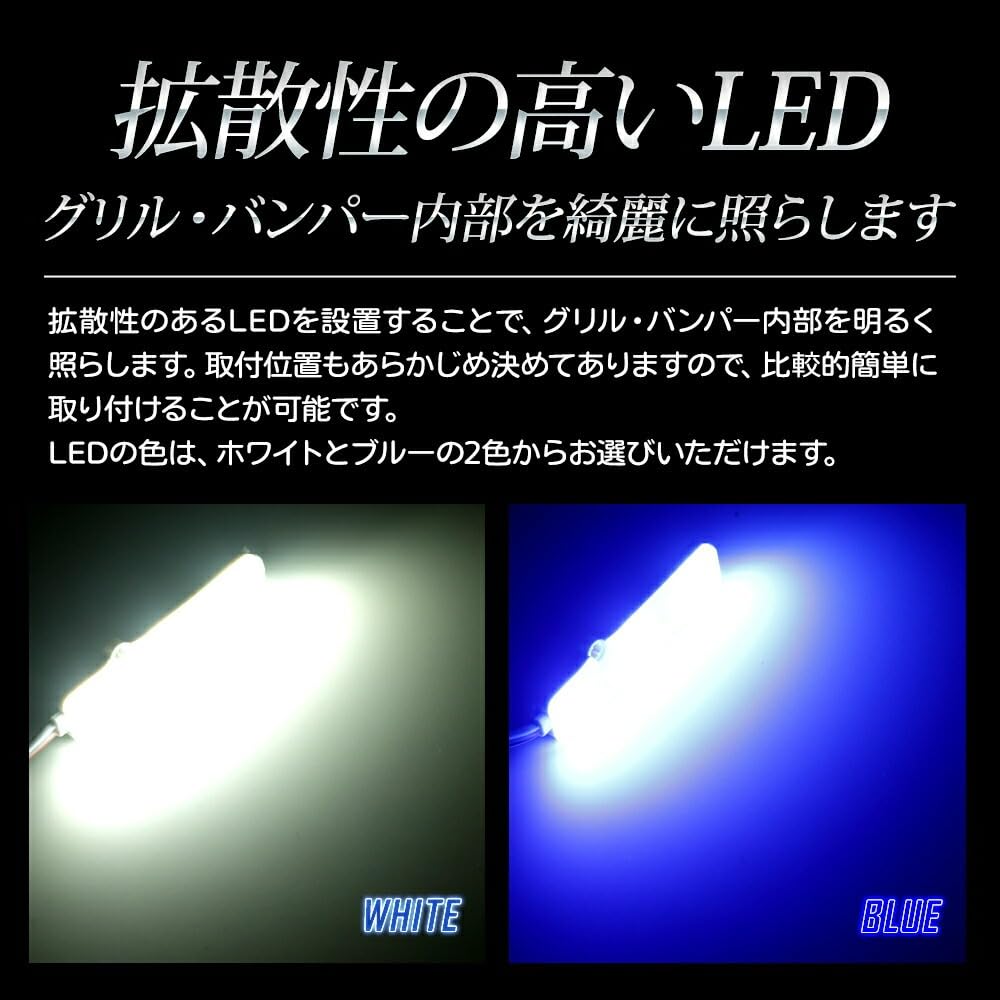 Jimny Nomad FC Custom LED Grille Illumination M YOURS. [Blue/Switchable] y706-035-blue-1g [5]-1