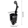 Cup Holder Phone Mount 2-In-1 Adjustable Cellphone Stand Cup Holder With Magnetic Phone Mount For Car Automotive Vehicle SUV
