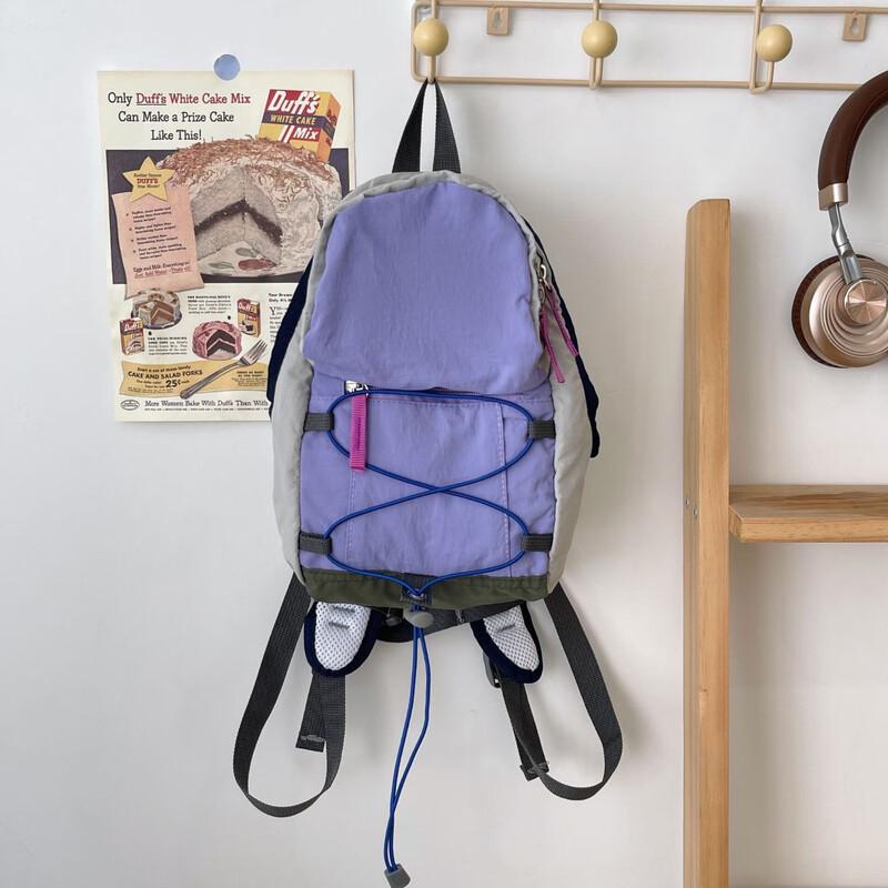 Li Shen Outdoor Contrast Color Backpack