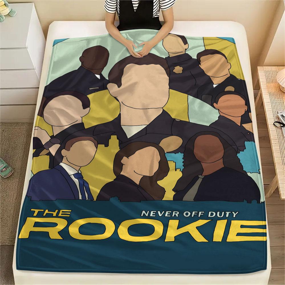 1 PZ Coperta di Flanella Fantasia THE ROOKIE Adatta a Tutte le Stagioni per Arredamento Casa Calore e Comfort Regali Regalo Festivo