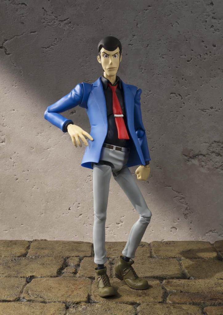TAMASHII NATIONS Lupin Třetí, pohyblivá malovaná figurka o velikosti přibližně 150 mm, SHFiguarts ABS a PVC