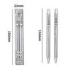 2Pcs/Box Creative ST Tip Gel Pen Press Type 0.5mm Black Ink Ballpoint Pen School Office Supplies Neutral Pen