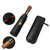 Wood Handle Folding Sun Umbrella 108 Bones Business Umbrella Automatic Umbrella  Rain and Sunshine