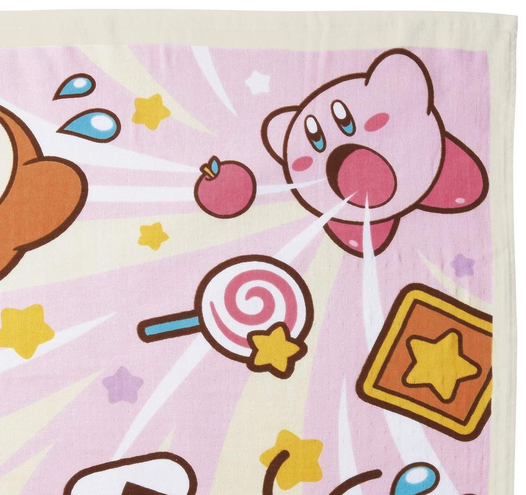 Marushin Baby Bath Nintendo 90 X 90 Inhale 4585005100 Towel, Kirby, Cm, Kirby, 100% Cotton,