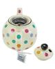 This 600ml teapot from the home of authentic British black tea is crafted in ivory dots and features a charming rounded shape and a fine-mesh