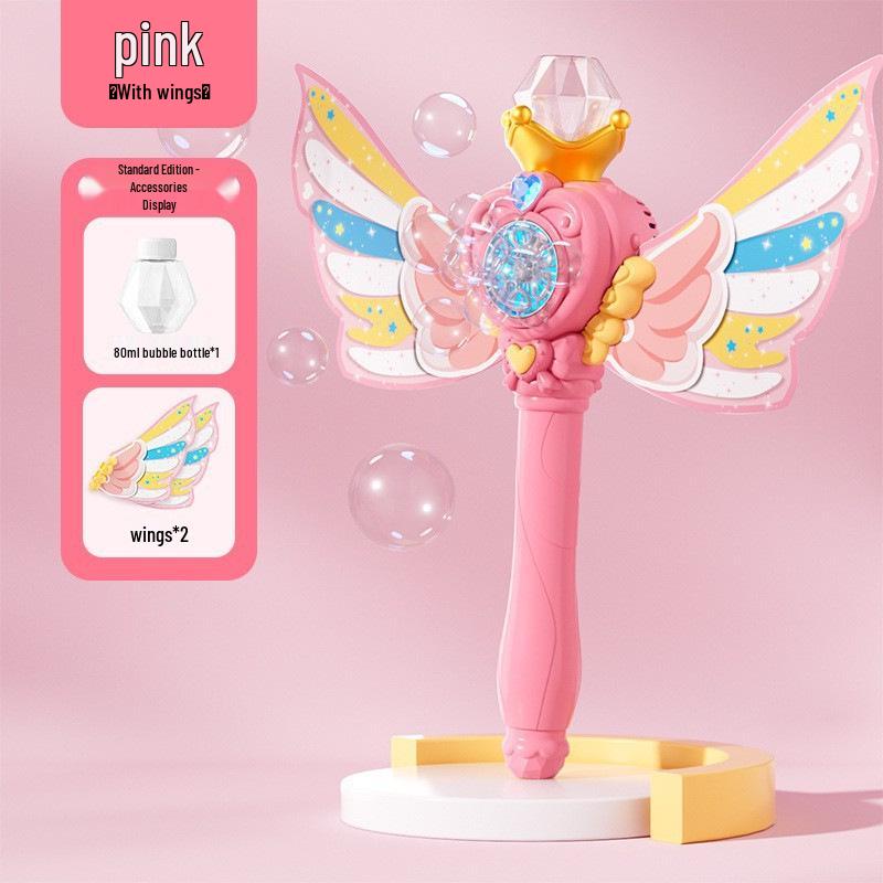 Unicorn Electric Bubble Maker: Kids' Automatic Light-Up Bubble Gun Gift