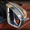 For Citroen C5 Aircross 2017 2018  ABS Chrome Rearview Mirror Rain Eyebrow Sunny Visor Frame Cover Car Styling Accessories