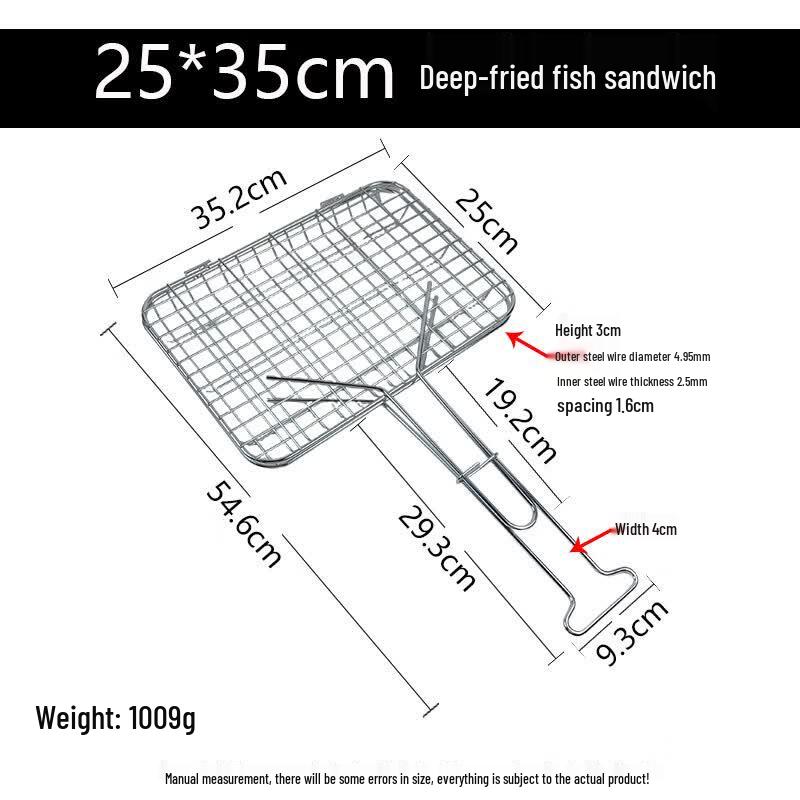 Heavy-Duty BBQ Grill Baskets & Clips