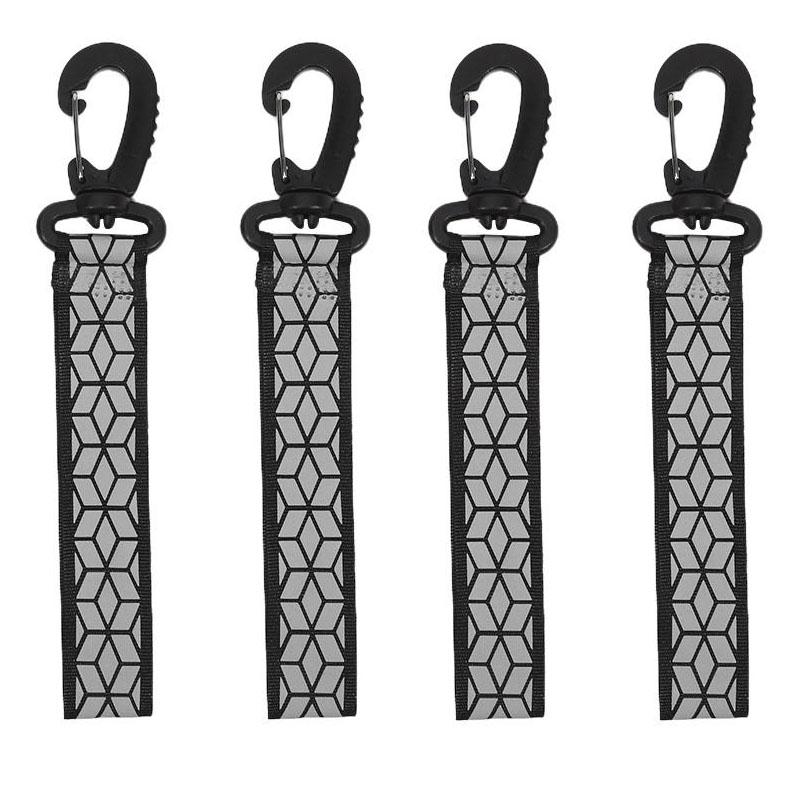 Reflective Effect Safety Reflector Pendant Lightweight Bright Colors Reflective Backpack Pendant Night-time Powerful