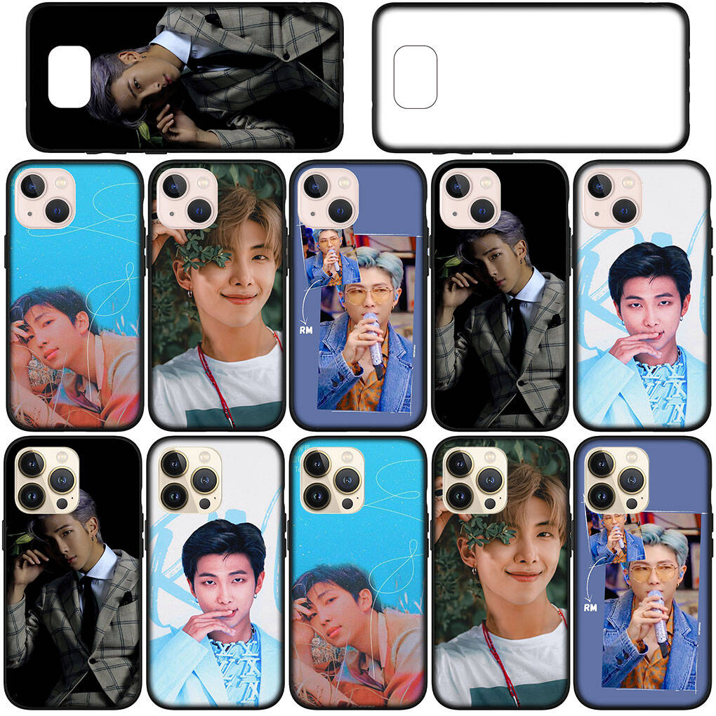 for iPhone 17 16 15 Xiaomi Poco F7 F8 X7 X6 C85 C75 C71 M8 Redmi Note 14 13 12 11 Pro Max 14C 13C 15C A3 A4 Phone Case Nam joon Kim RM Kpop Cover