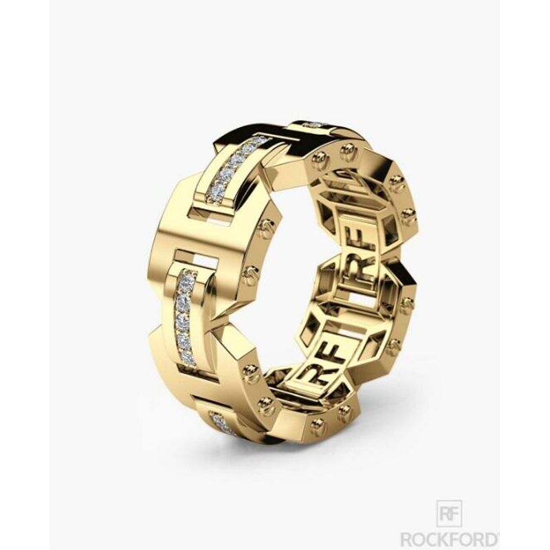 

Kaivy Creative Rose Gold Engagement Rings for Men and Women Gold Color Us Size 6