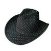 New Double-Sided Rhinestone Cowboy Hat Black And White Jazz Hat Western Cowboy Hat Fashion Party Stage Hat