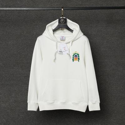 Casablanca Streetwear Hoodie Herren Oversized Lockerer Schnitt Baumwollfleece Pullover Urban Hip Hop